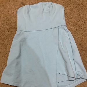 cute mini blue romper